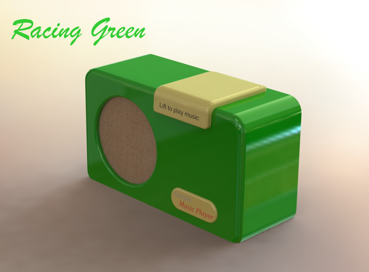 Simple Music Player Green